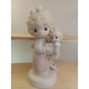 1987 Precious Moments Xmas Love Is The Best Gift Of All 110930 Sam Butcher Rare